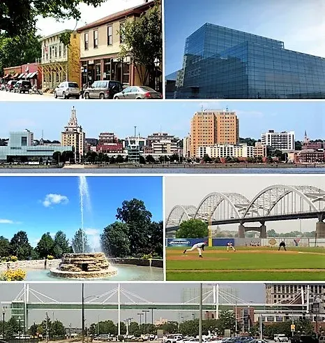 The Davenport, Iowa card