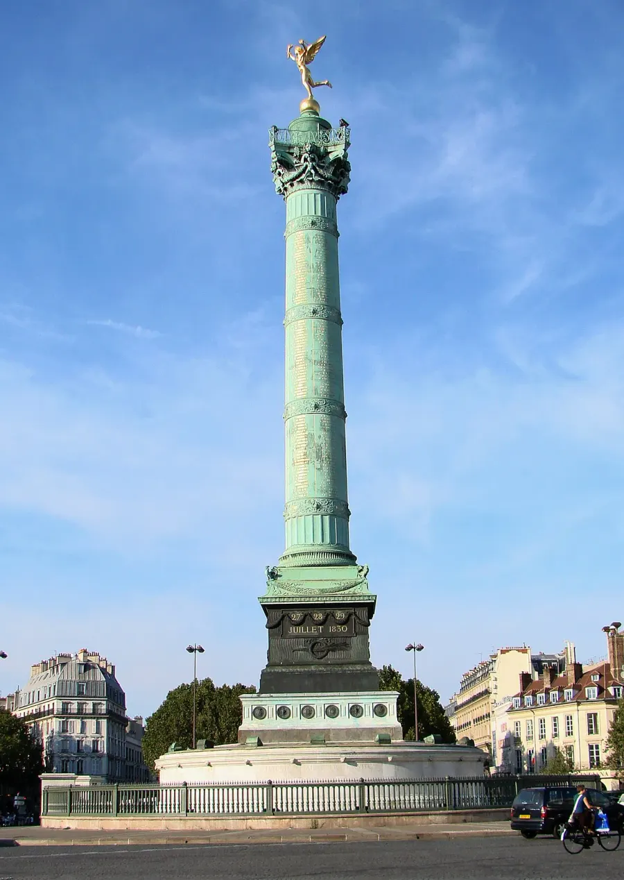 La carte Colonne de Juillet