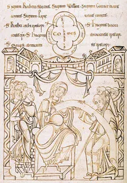 La carte Gunnor de Normandie