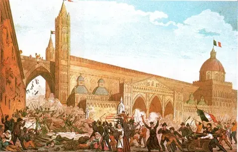 La carte Révolution sicilienne