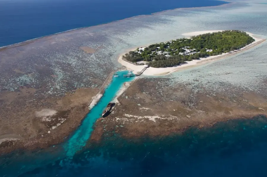The Heron Island card