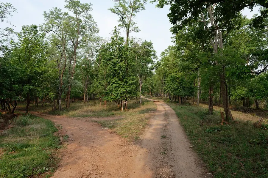 La carte Parc national de Pench