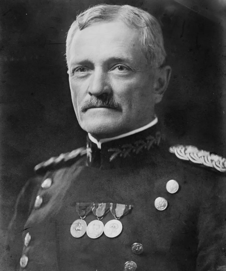 La carte John Pershing