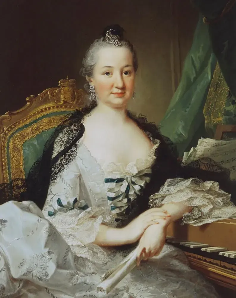 The Countess Palatine Elisabeth Auguste of Sulzbach card