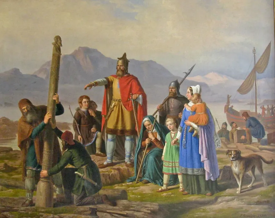 La carte Colonisation de l'Islande