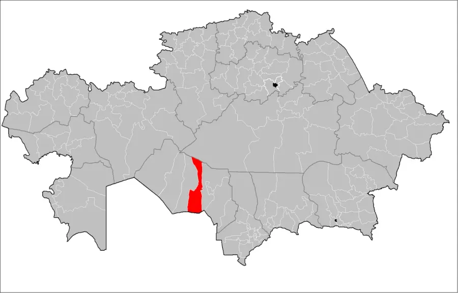La carte District de Jalagach