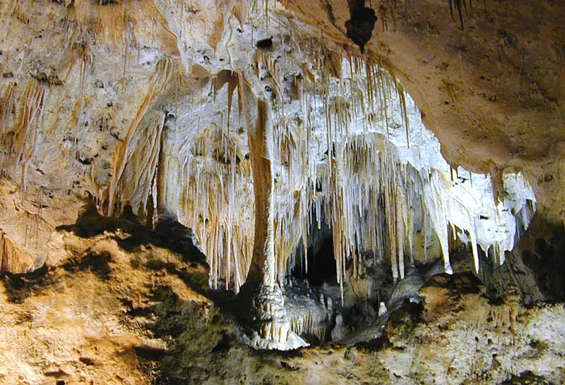 La carte Parc national des grottes de Carlsbad