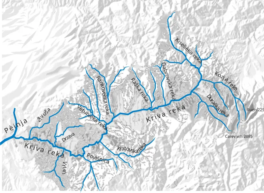 La carte Kriva