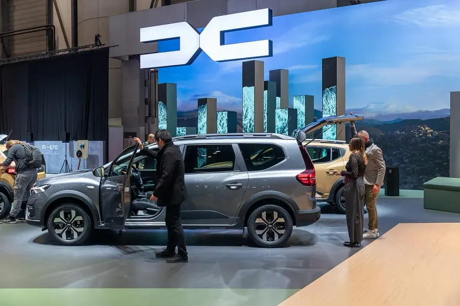 La carte Dacia