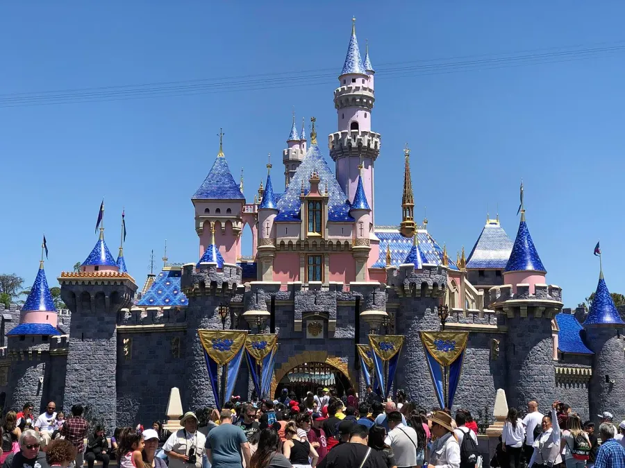 The Sleeping Beauty Castle card