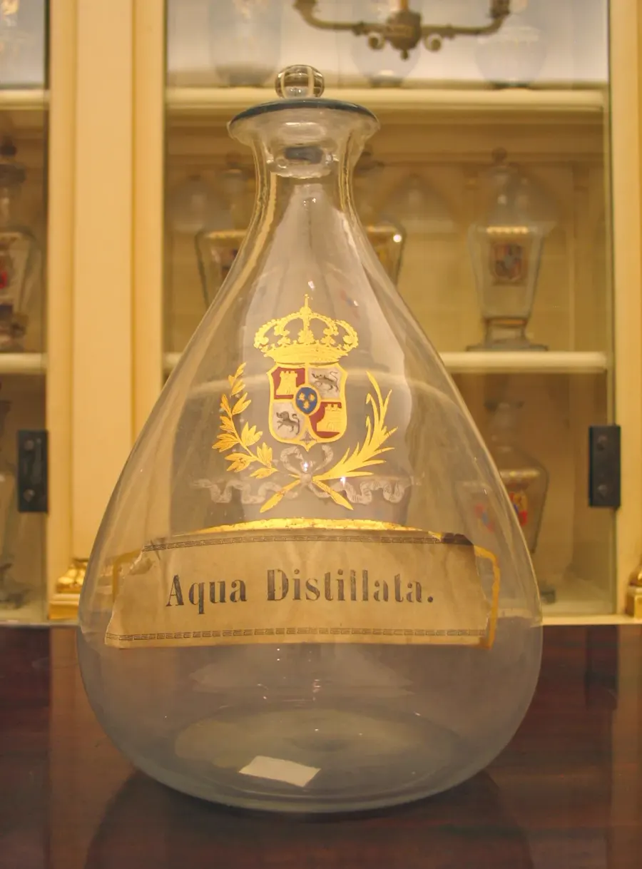 The Distilled water card