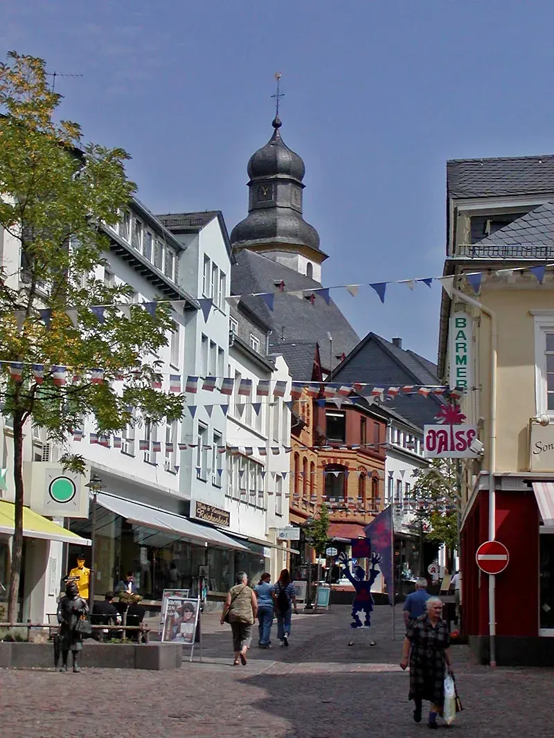 La carte Simmern/Hunsrück