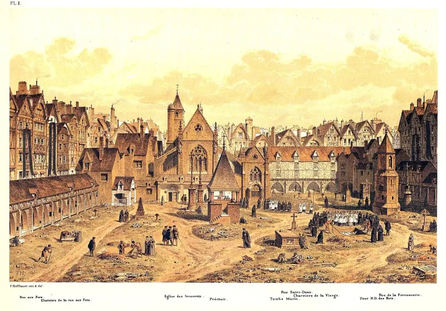 La carte Église des Saints-Innocents de Paris