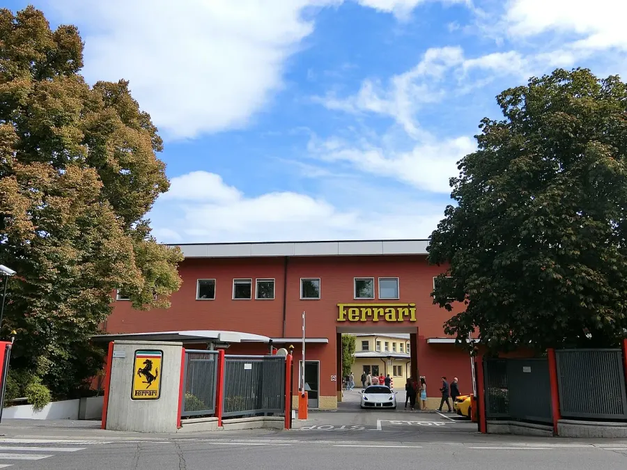 La carte Ferrari