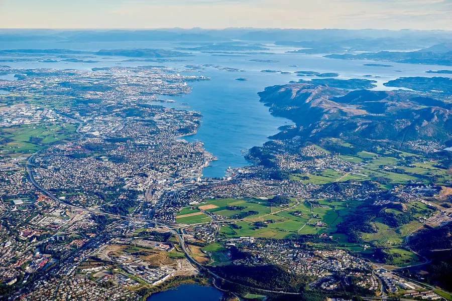 La carte Sandnes