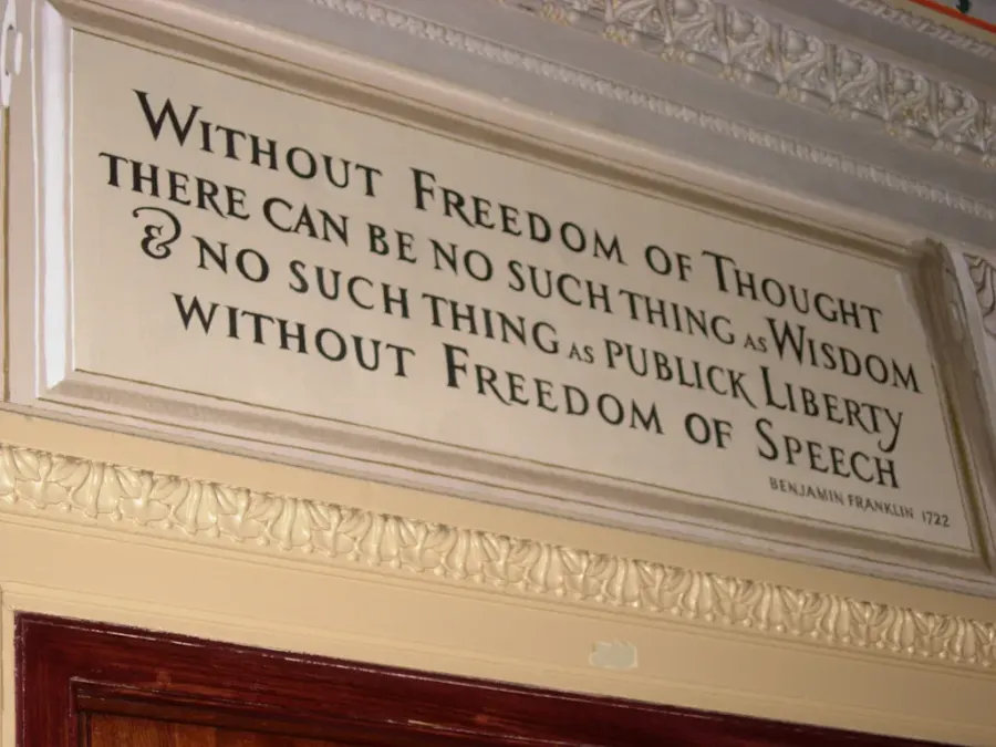 The Freedom of thought card