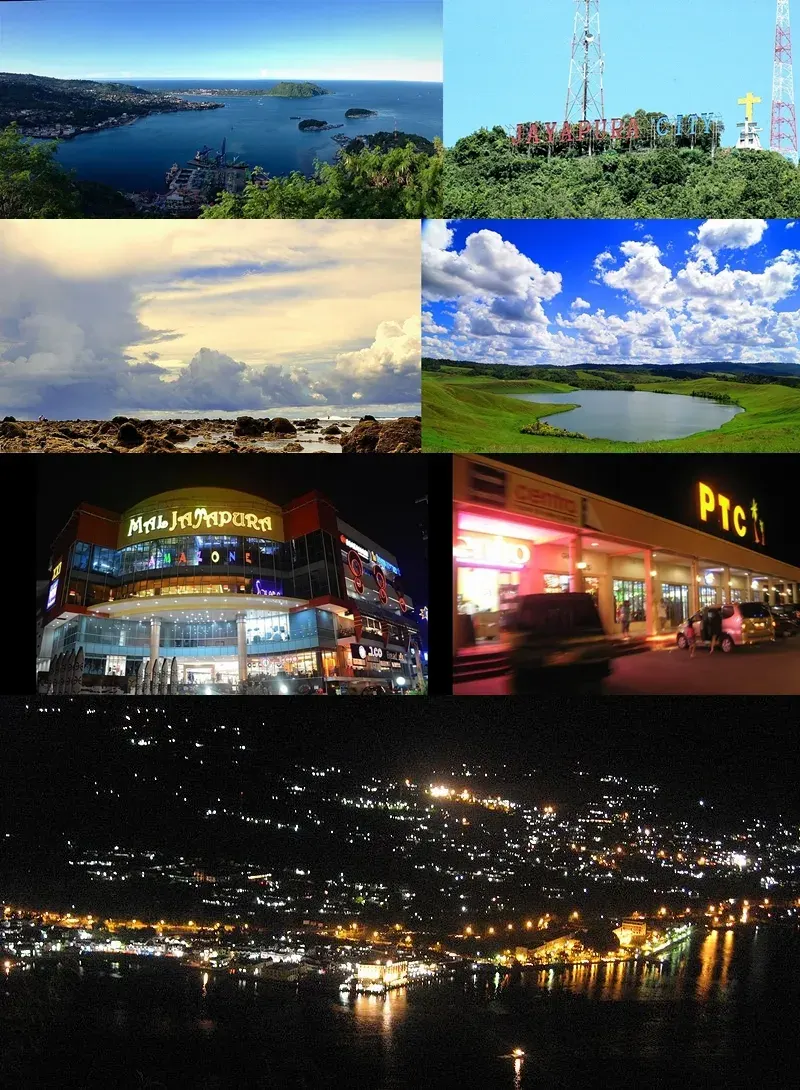 La carte Jayapura