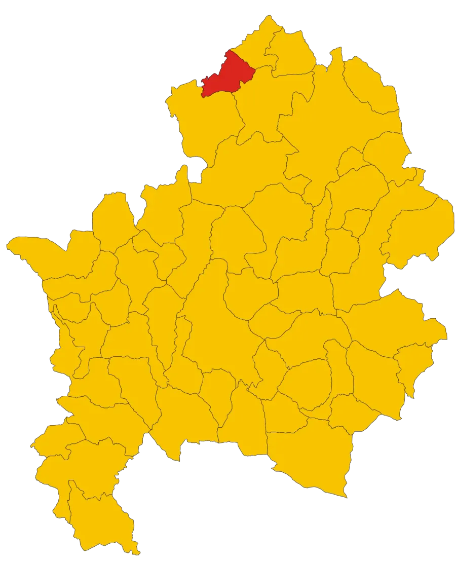 La carte Castel del Giudice