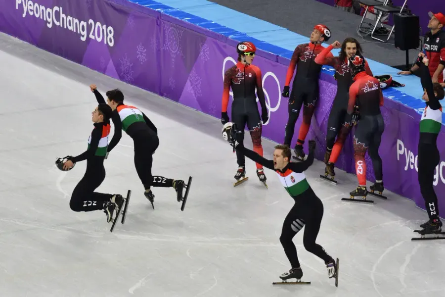 The Short-track speed skating at the 2018 Winter Olympics card