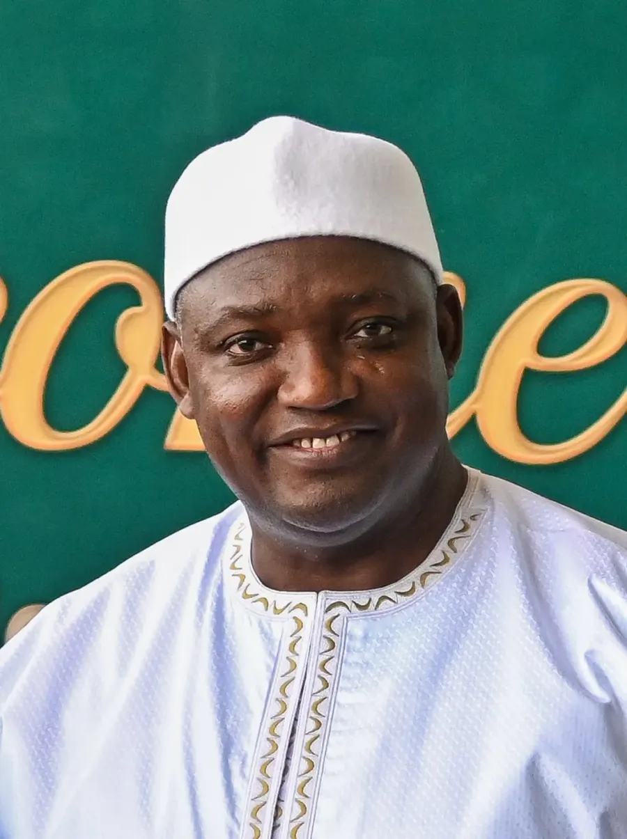 La carte Adama Barrow