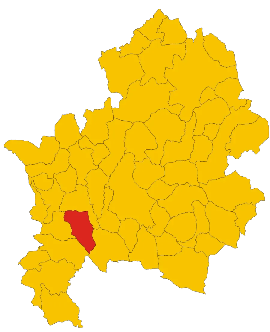 La carte Montaquila