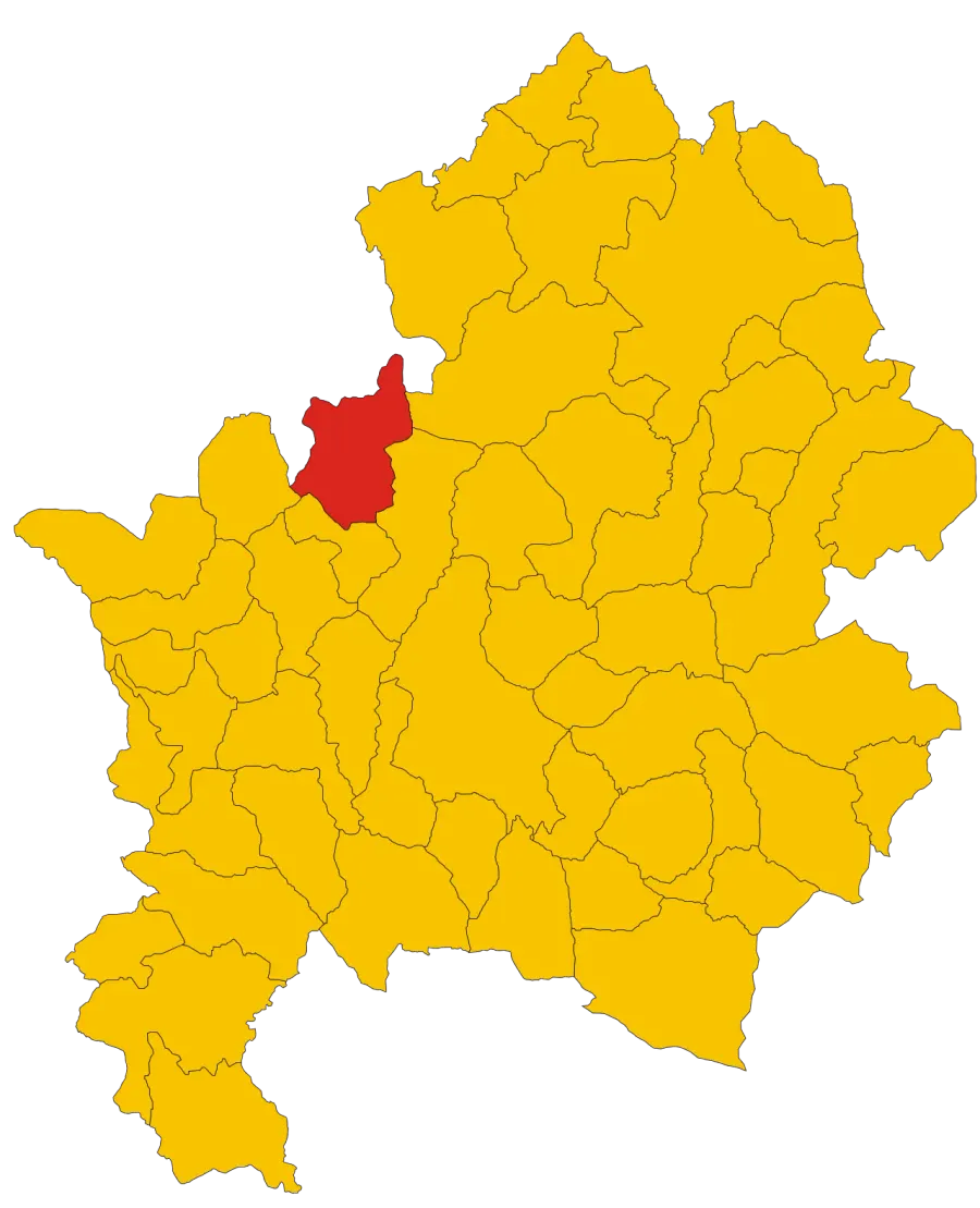 La carte Rionero Sannitico