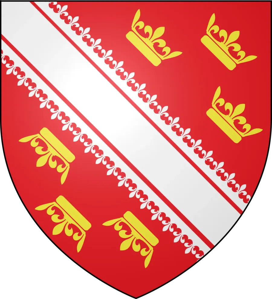 La carte Blason de l'Alsace