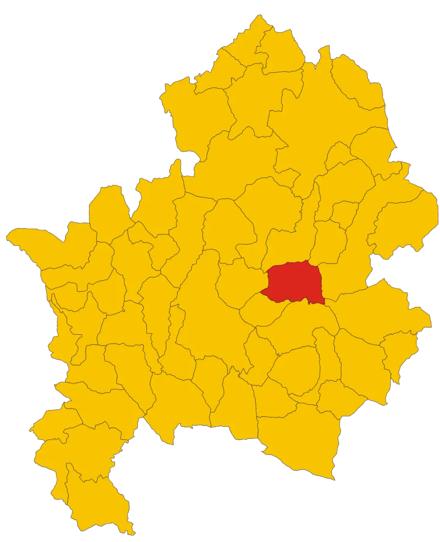La carte Sessano del Molise