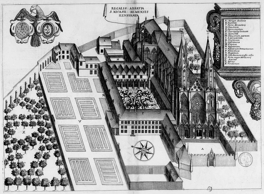 La carte Ancienne église Saint-Nicaise de Reims