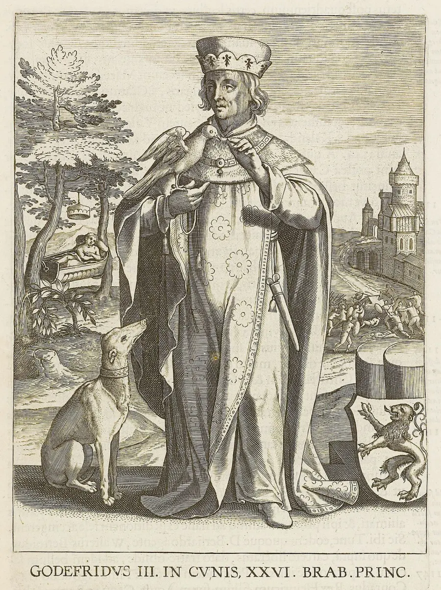 The Godfrey III of Louvain card
