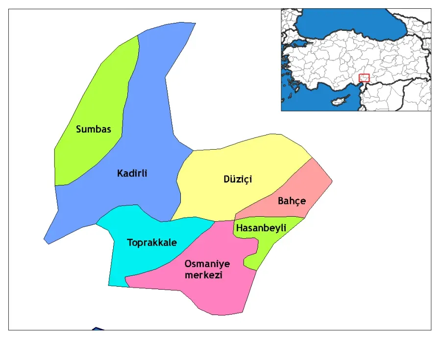 The Osmaniye Province card