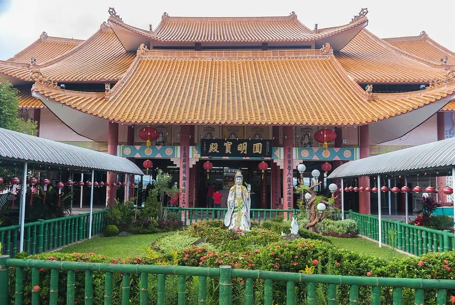La carte Temple de Pu Tuo Si