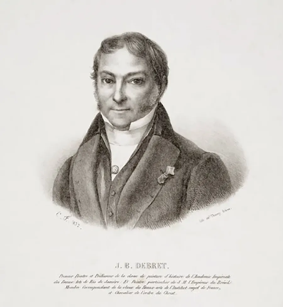 La carte Jean-Baptiste Debret