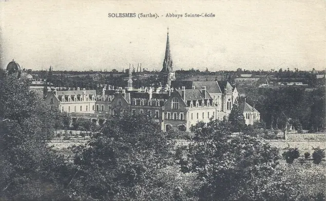 The St. Cecilia's Abbey, Solesmes card