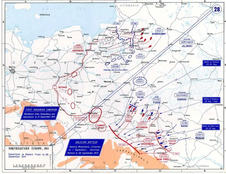 The Battle of the Vistula River card
