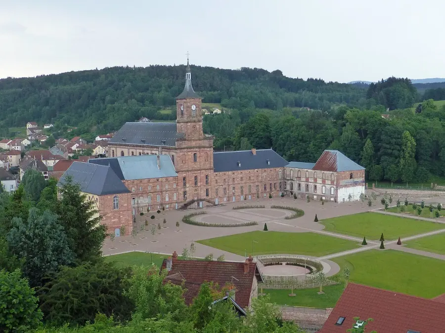 The Abbaye Saint-Hydulphe de Moyenmoutier card
