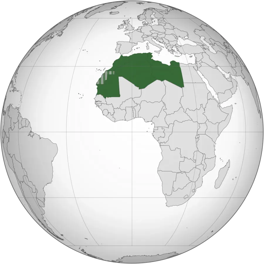 La carte Maghreb