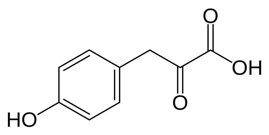 The 4-Hydroxyphenylpyruvic acid card