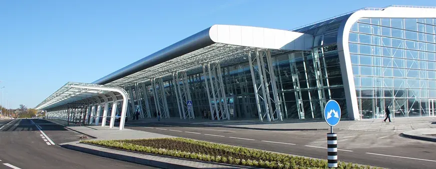 La carte Aéroport international de Lviv