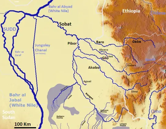 La carte Akobo
