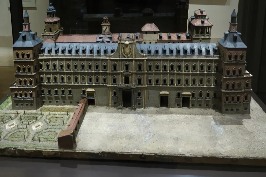 La carte Alcazar royal de Madrid