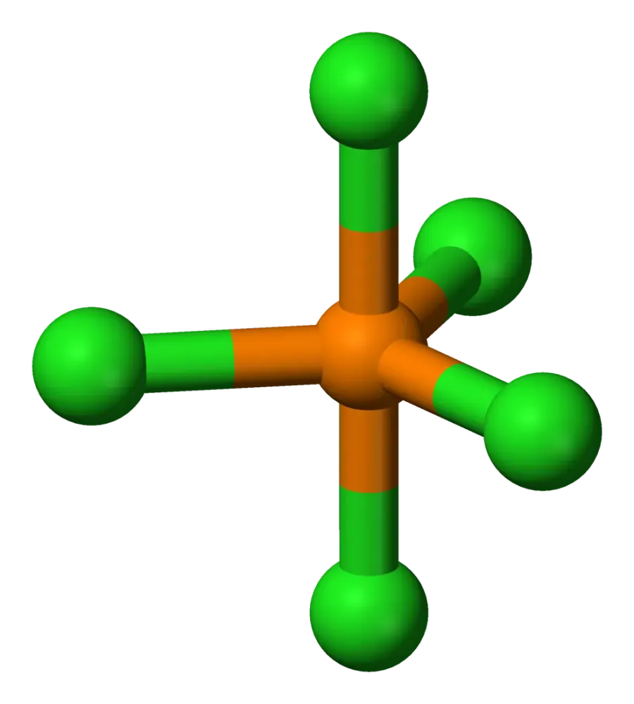 La carte Pentachlorure de phosphore