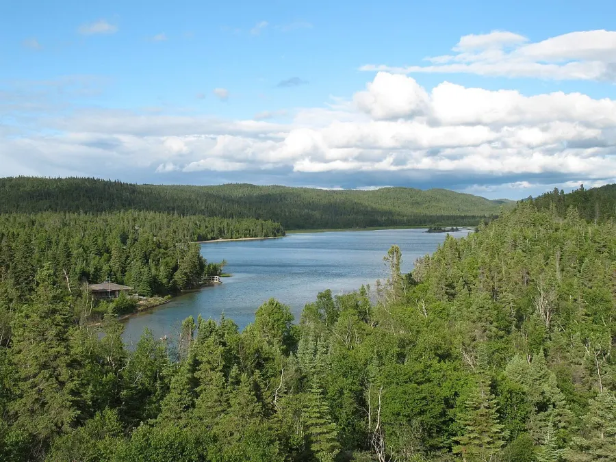 La carte Parc national de Pukaskwa