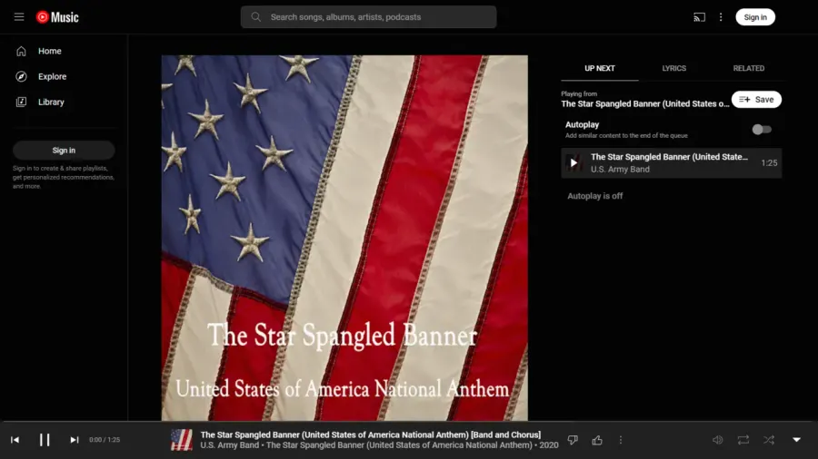 The YouTube Music card