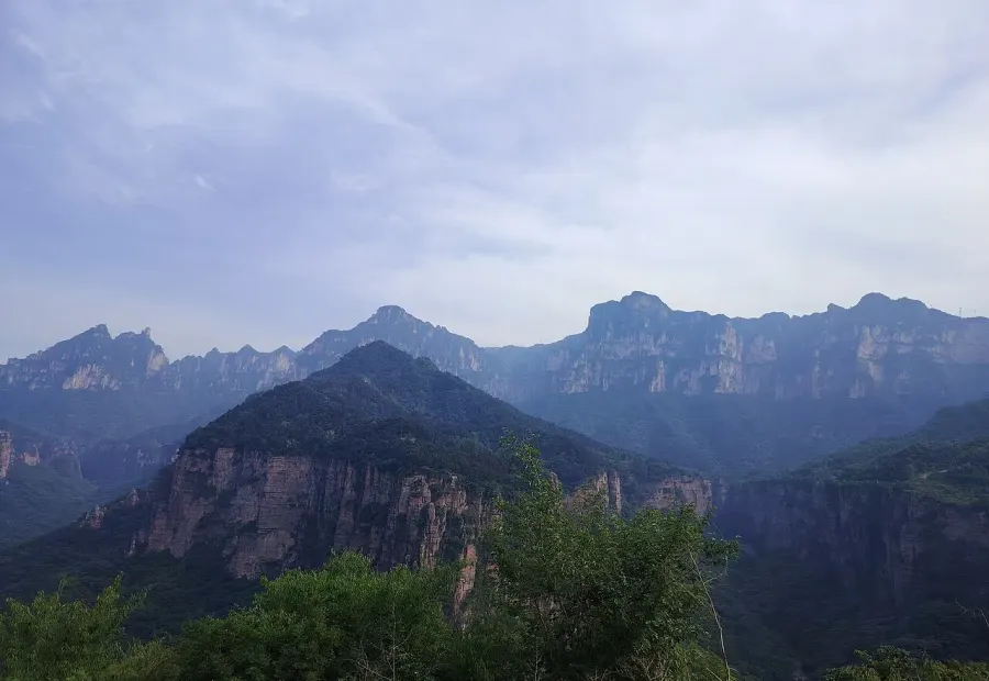 La carte Monts Taihang
