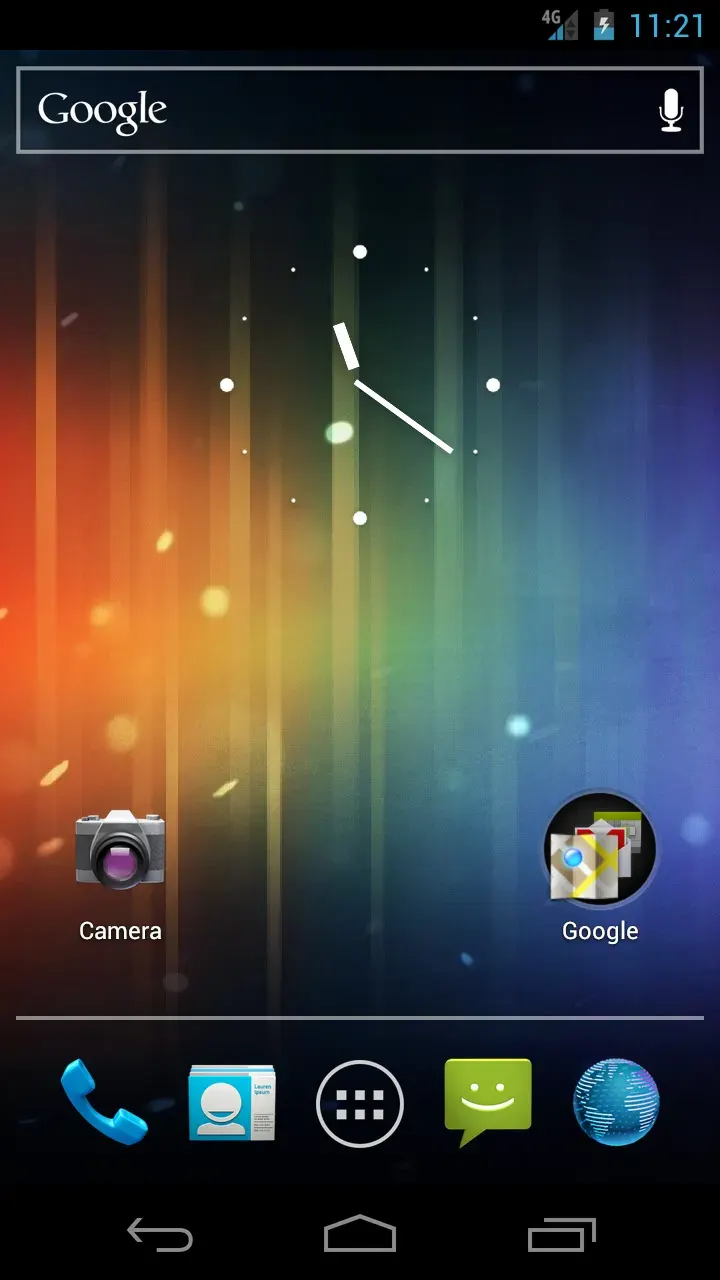 La carte Android Ice Cream Sandwich