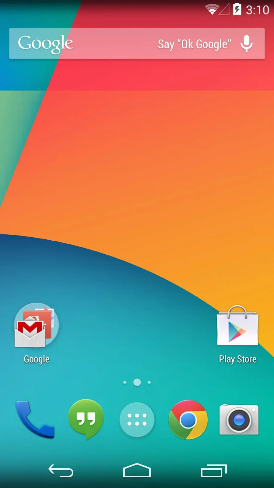 La carte Android KitKat