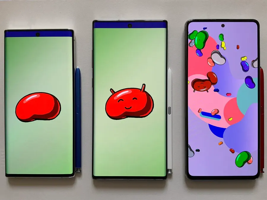 La carte Android Jelly Bean