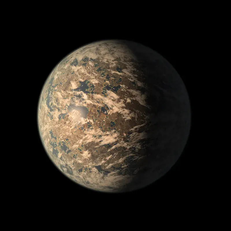 La carte TRAPPIST-1 e