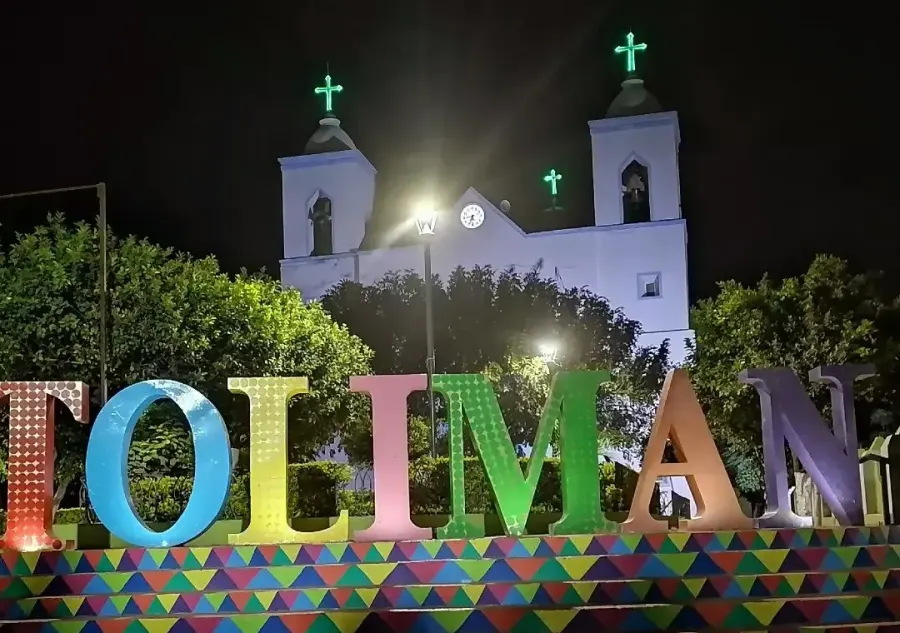 La carte Tolimán